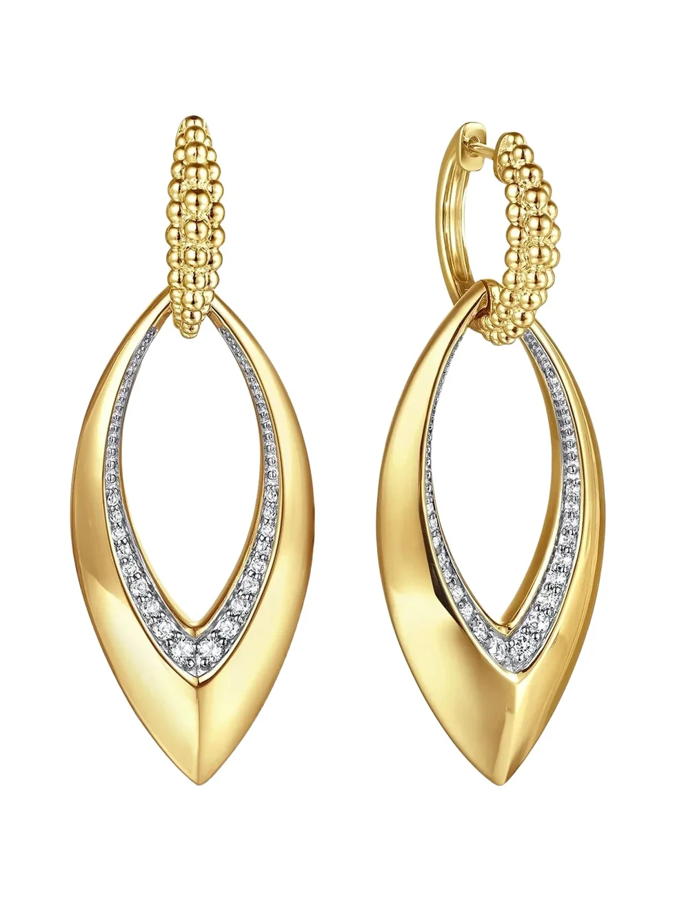 Women's Bujukan 14K Yellow Gold & 0.50 TCW Diamond Drop Earrings