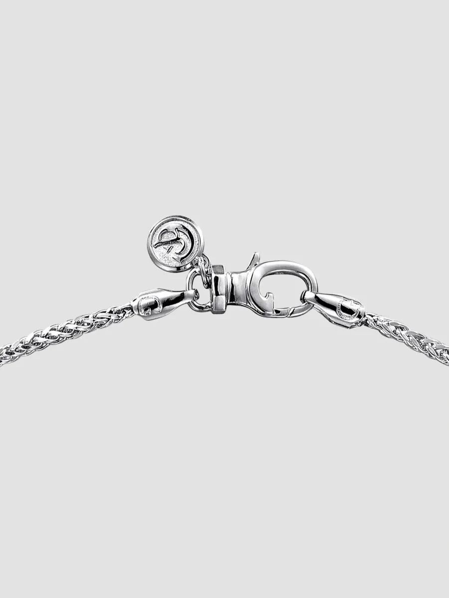 Gabriel & Co Men's Classic Sterling Silver Wheat Chain Necklace/1.9MM | Thumbnail 4 Gabriel & Co Men's Classic Sterling Silver Wheat Chain Necklace/1.9MM | Thumbnail 4