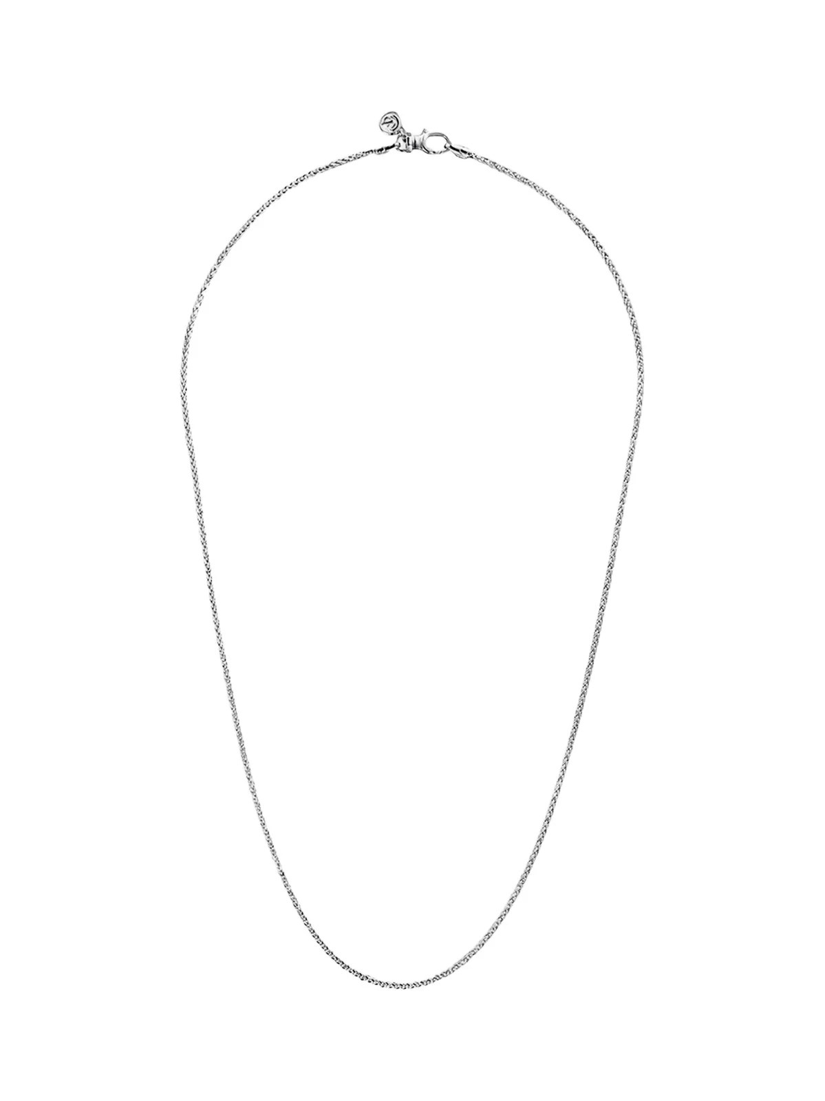 Gabriel & Co Men's Classic Sterling Silver Wheat Chain Necklace/1.9MM