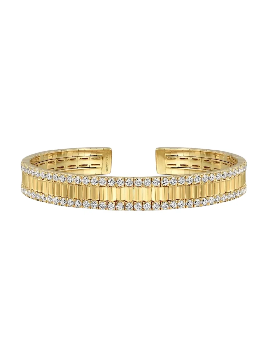 Women's 14K Yellow Gold & 2.45 TCW Diamond Cuff Women's 14K Yellow Gold & 2.45 TCW Diamond Cuff