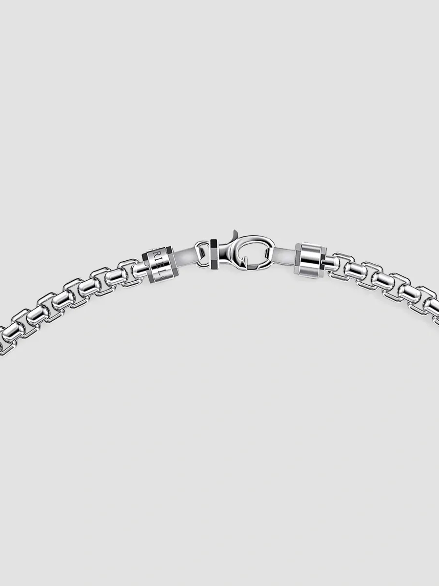Gabriel & Co Men's Classic Sterling Silver Box Chain Necklace/5MM | Thumbnail 2 Gabriel & Co Men's Classic Sterling Silver Box Chain Necklace/5MM | Thumbnail 2