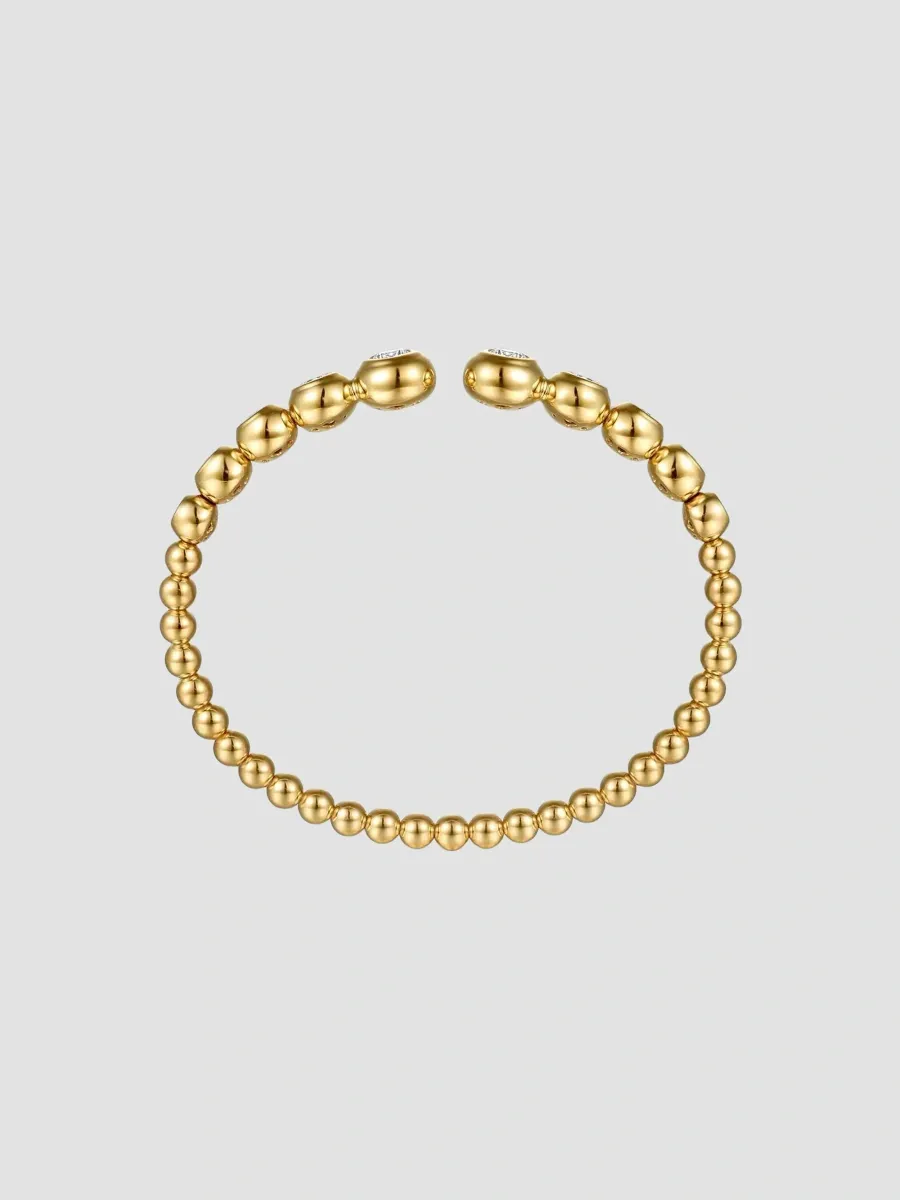 Gabriel & Co Women's Bujukan 14K Yellow Gold & 1.47 TCW Diamond Beaded Cuff | Thumbnail 4 Gabriel & Co Women's Bujukan 14K Yellow Gold & 1.47 TCW Diamond Beaded Cuff | Thumbnail 4