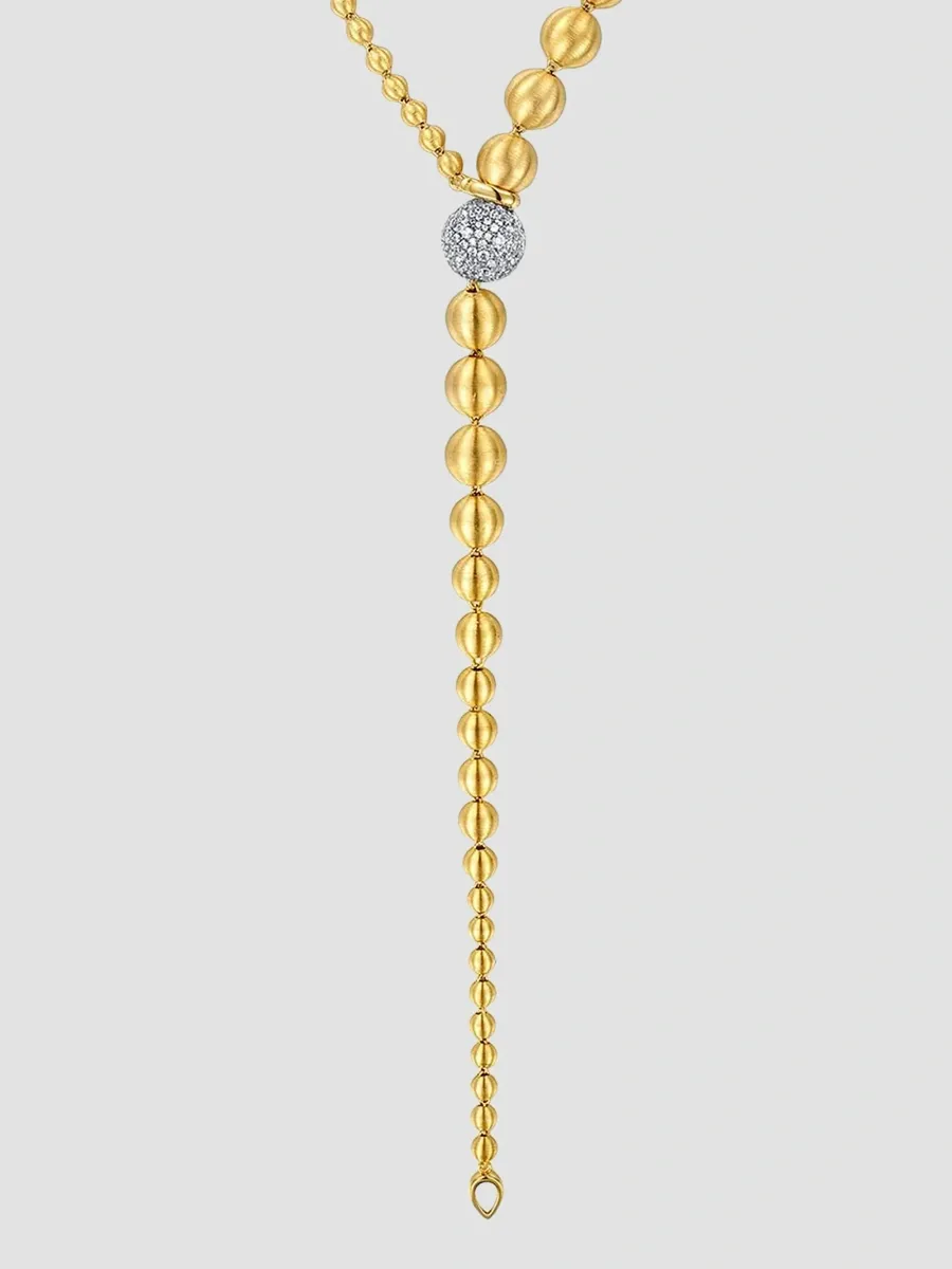 Gabriel & Co Women's Bujukan Two-Tone 14K Gold & 2.35 TCW Diamond Lariat Necklace | Thumbnail 3 Gabriel & Co Women's Bujukan Two-Tone 14K Gold & 2.35 TCW Diamond Lariat Necklace | Thumbnail 3
