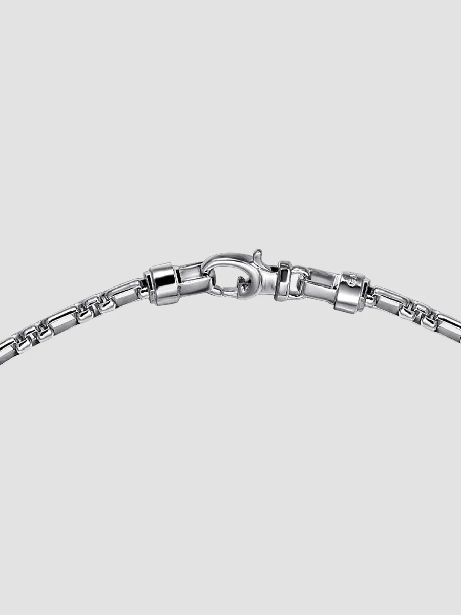 Gabriel & Co Men's Classic Sterling Silver Figaro Chain Necklace/3MM | Thumbnail 4 Gabriel & Co Men's Classic Sterling Silver Figaro Chain Necklace/3MM | Thumbnail 4