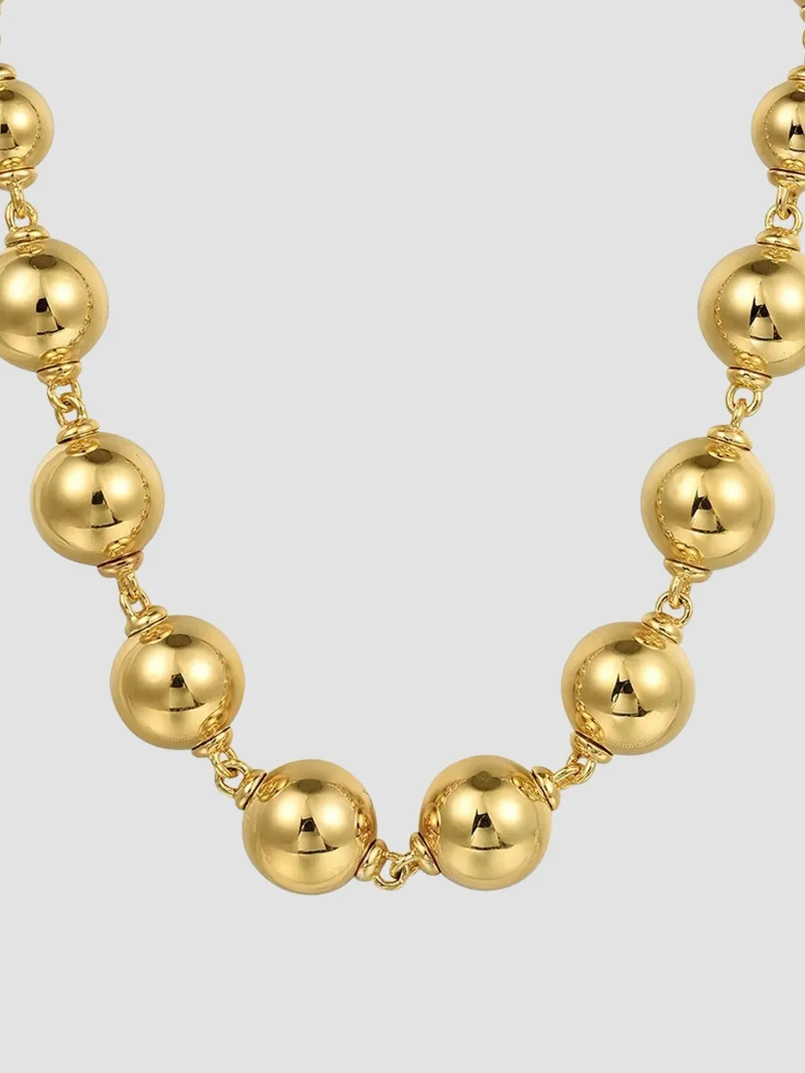 Gabriel & Co Women's Bujukan 14K Yellow Gold Beaded Necklace | Thumbnail 3 Gabriel & Co Women's Bujukan 14K Yellow Gold Beaded Necklace | Thumbnail 3