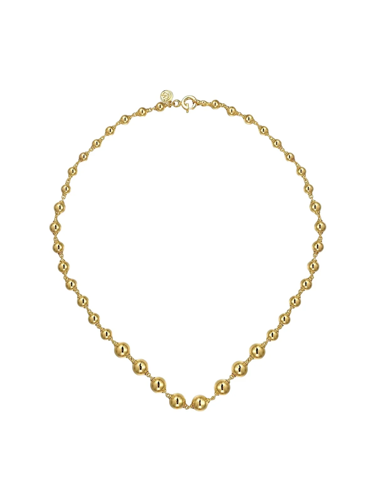 Women's Bujukan 14K Yellow Gold Beaded Necklace