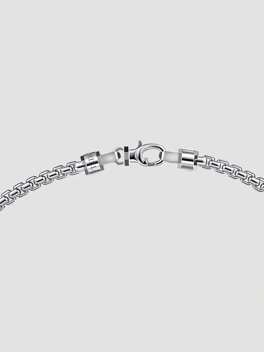 Gabriel & Co Men's Classic Sterling Silver Box Chain Necklace/3.5MM | Thumbnail 2 Gabriel & Co Men's Classic Sterling Silver Box Chain Necklace/3.5MM | Thumbnail 2