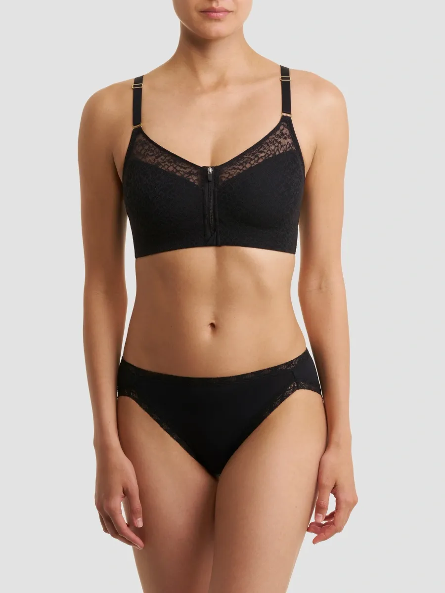 Natori Women's Pretty Smooth Zip Front Pocketed Mastectomy Wireless Bra | Thumbnail 6 Natori Women's Pretty Smooth Zip Front Pocketed Mastectomy Wireless Bra | Thumbnail 6