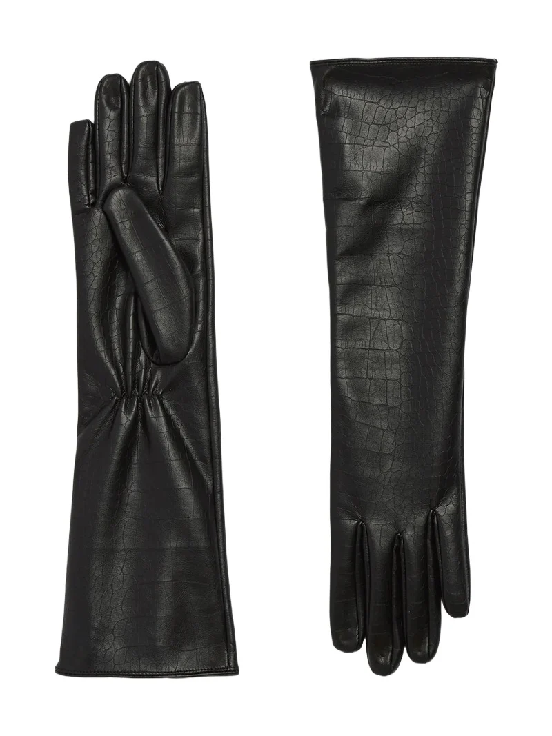 Women's Gwen Croc-Embossed Gloves Women's Gwen Croc-Embossed Gloves