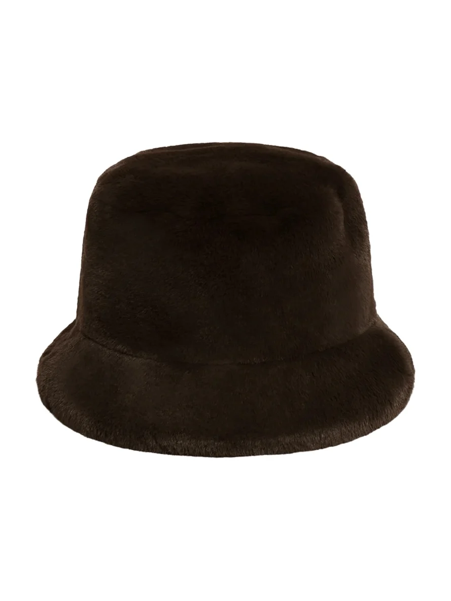 Women's Amara Pluche Faux-Fur Bucket Hat