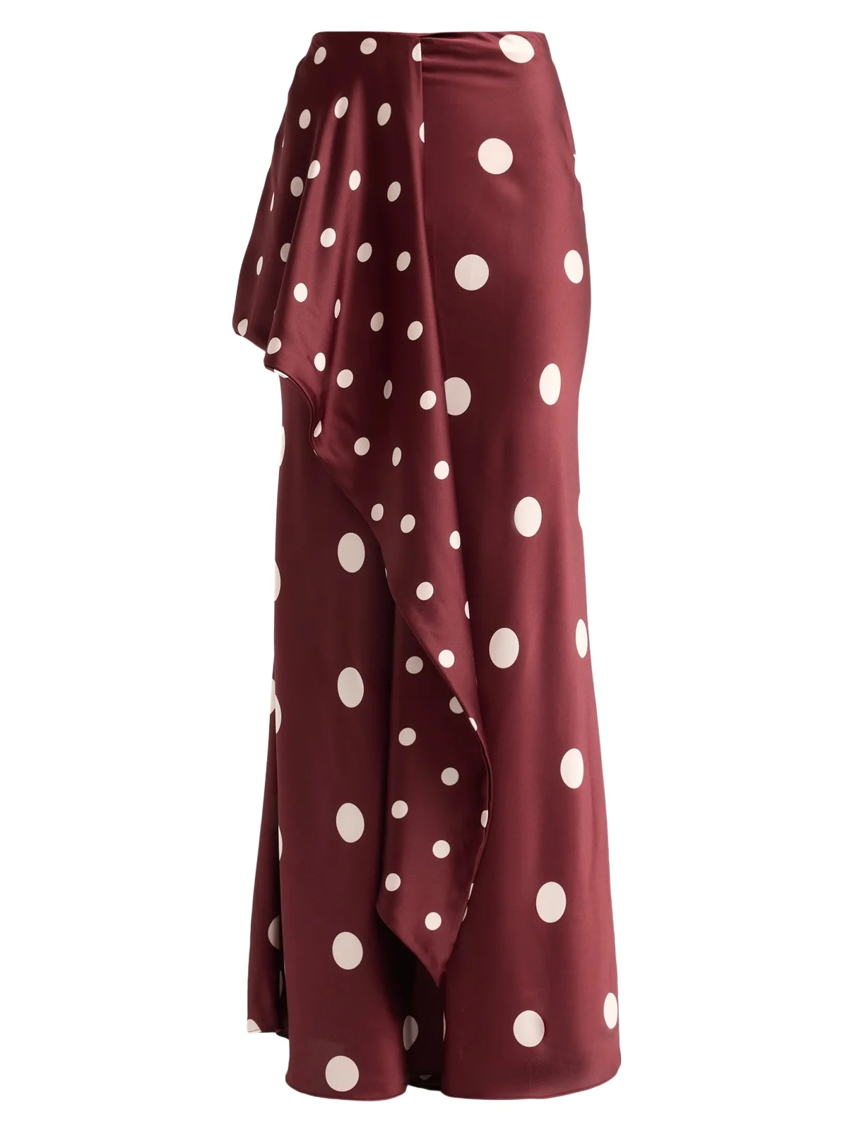 Women's Mana Polka Dot Ruffle Maxi Skirt Women's Mana Polka Dot Ruffle Maxi Skirt