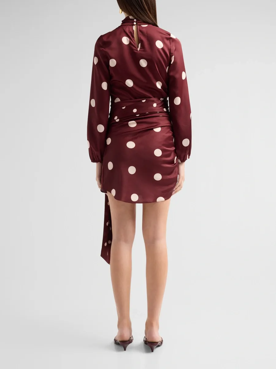 Misa Los Angeles Women's Arash Polka Dot Mini Dress | Thumbnail 3 Misa Los Angeles Women's Arash Polka Dot Mini Dress | Thumbnail 3