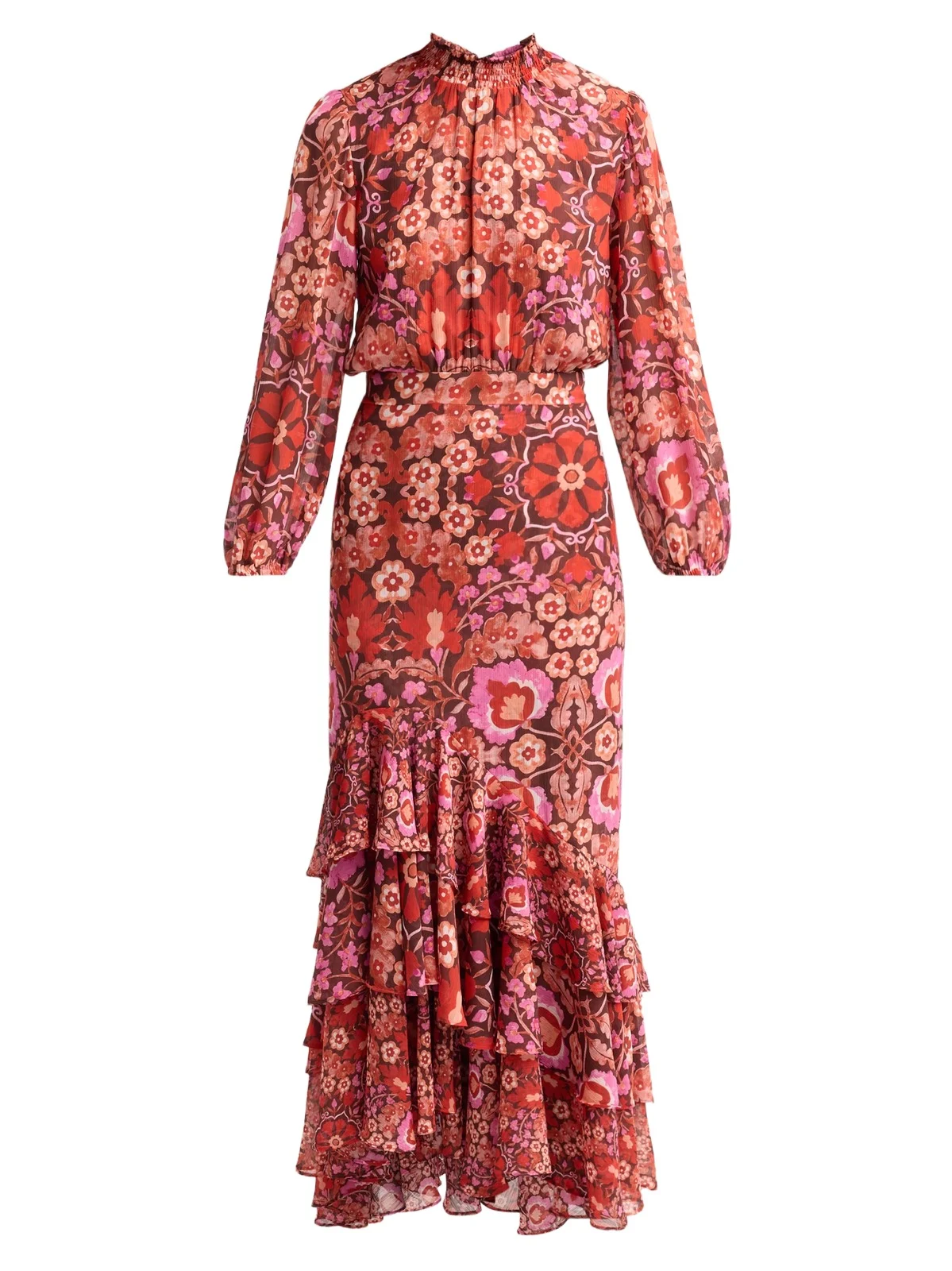 Women's Audrey Floral Georgette Maxi Dress Women's Audrey Floral Georgette Maxi Dress