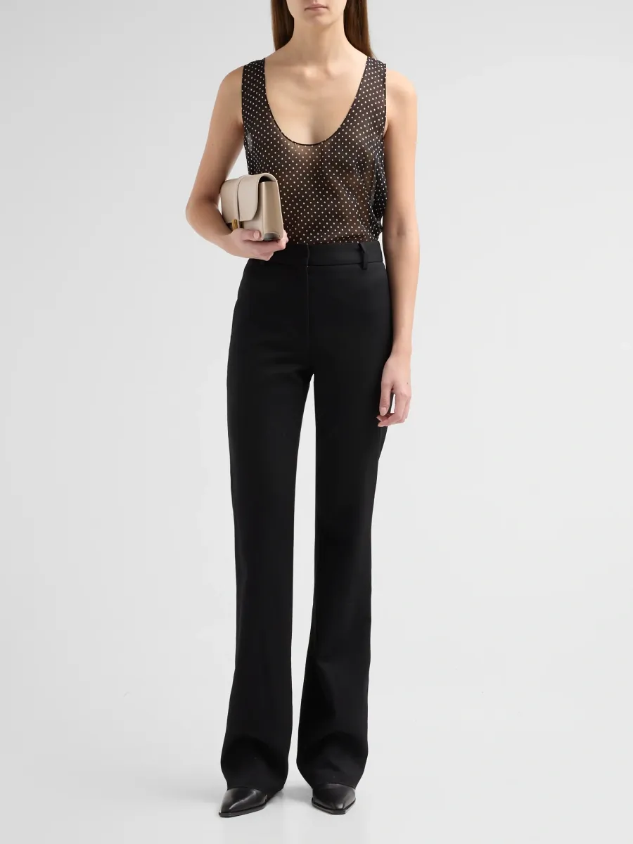 Nili Lotan Women's Corette Cotton Straight-Leg Pants | Thumbnail 2