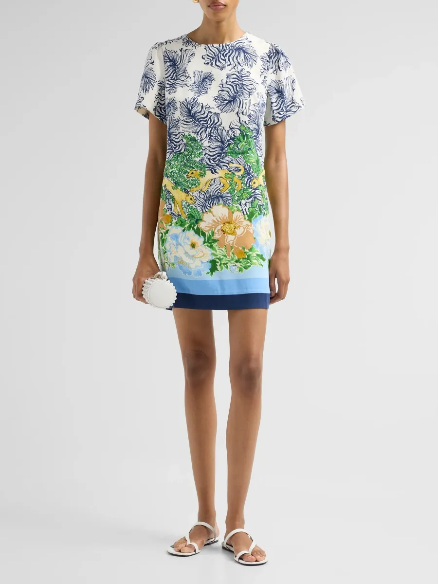 Lilly Pulitzer Women's Edita Rutabaga Sympeony Shift Mini Dress | Thumbnail 2 Lilly Pulitzer Women's Edita Rutabaga Sympeony Shift Mini Dress | Thumbnail 2