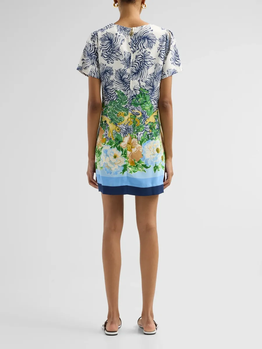 Lilly Pulitzer Women's Edita Rutabaga Sympeony Shift Mini Dress | Thumbnail 3 Lilly Pulitzer Women's Edita Rutabaga Sympeony Shift Mini Dress | Thumbnail 3