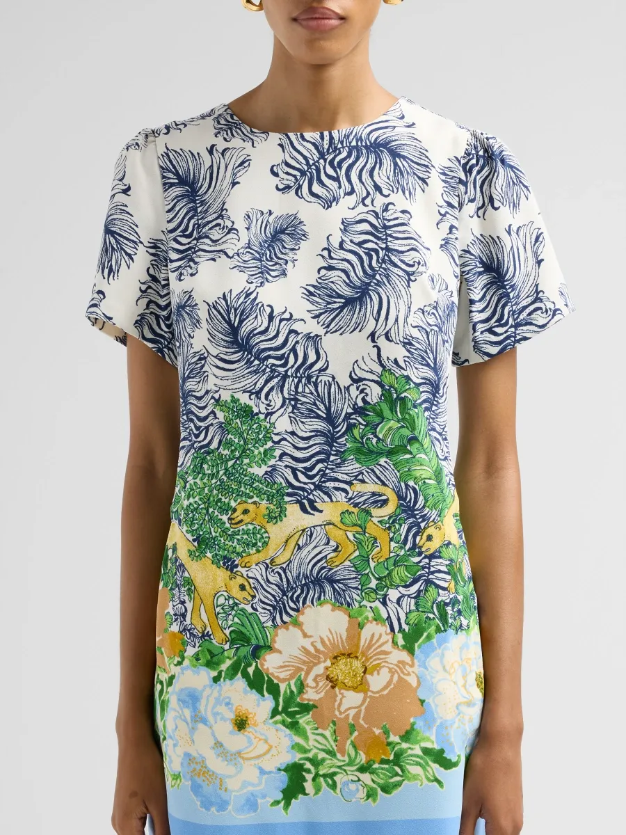 Lilly Pulitzer Women's Edita Rutabaga Sympeony Shift Mini Dress | Thumbnail 5 Lilly Pulitzer Women's Edita Rutabaga Sympeony Shift Mini Dress | Thumbnail 5