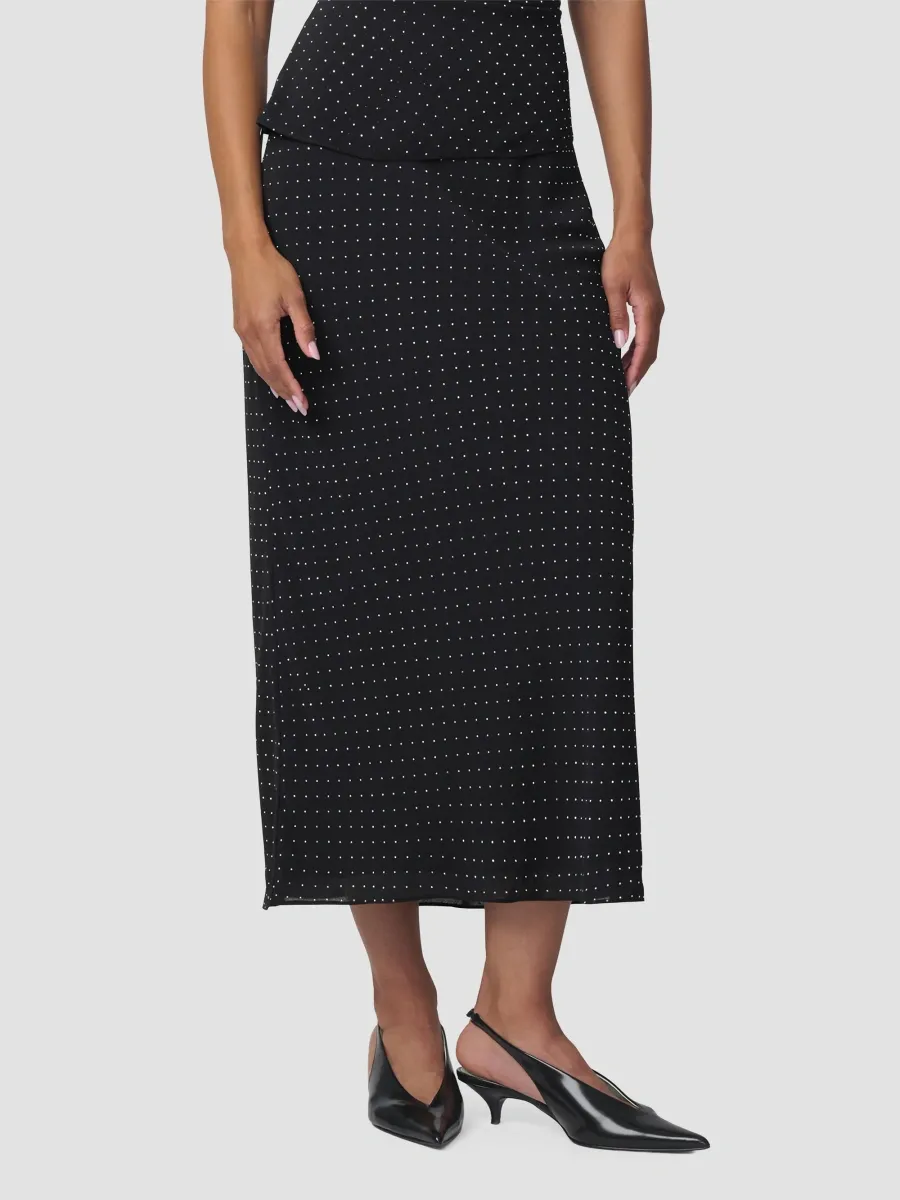 Joe's Jeans Women's Isla Polka-Dot Pencil Midi Skirt | Thumbnail 4 Joe's Jeans Women's Isla Polka-Dot Pencil Midi Skirt | Thumbnail 4