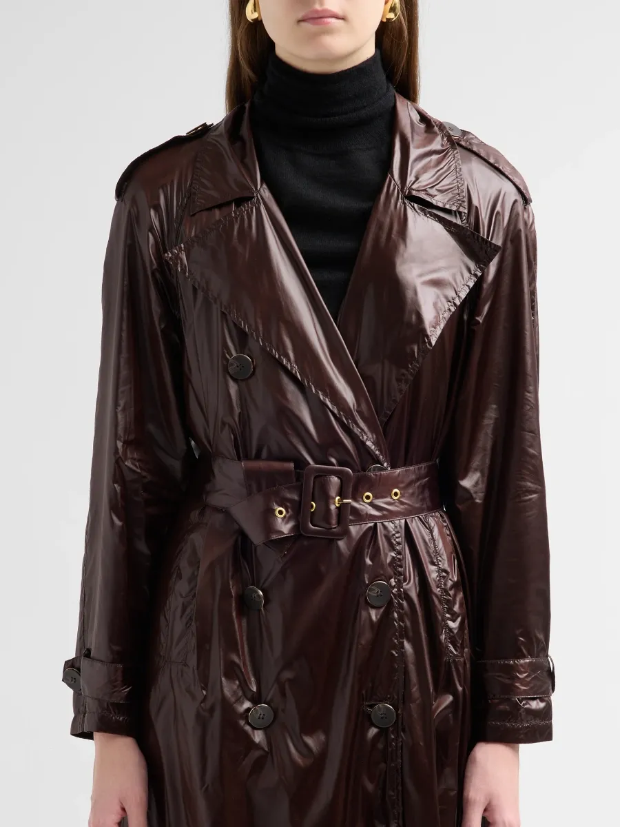 L'Agence Women's Brinley Belted Oversized Double-Breasted Trench Coat | Thumbnail 5 L'Agence Women's Brinley Belted Oversized Double-Breasted Trench Coat | Thumbnail 5