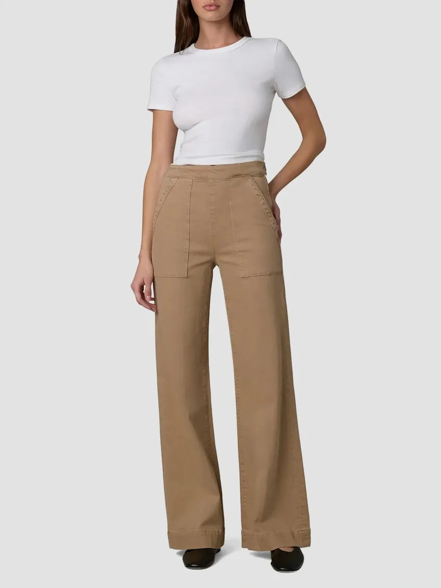 Joe's Jeans Women's The Side Zip Wide-Leg Pants | Thumbnail 2 Joe's Jeans Women's The Side Zip Wide-Leg Pants | Thumbnail 2