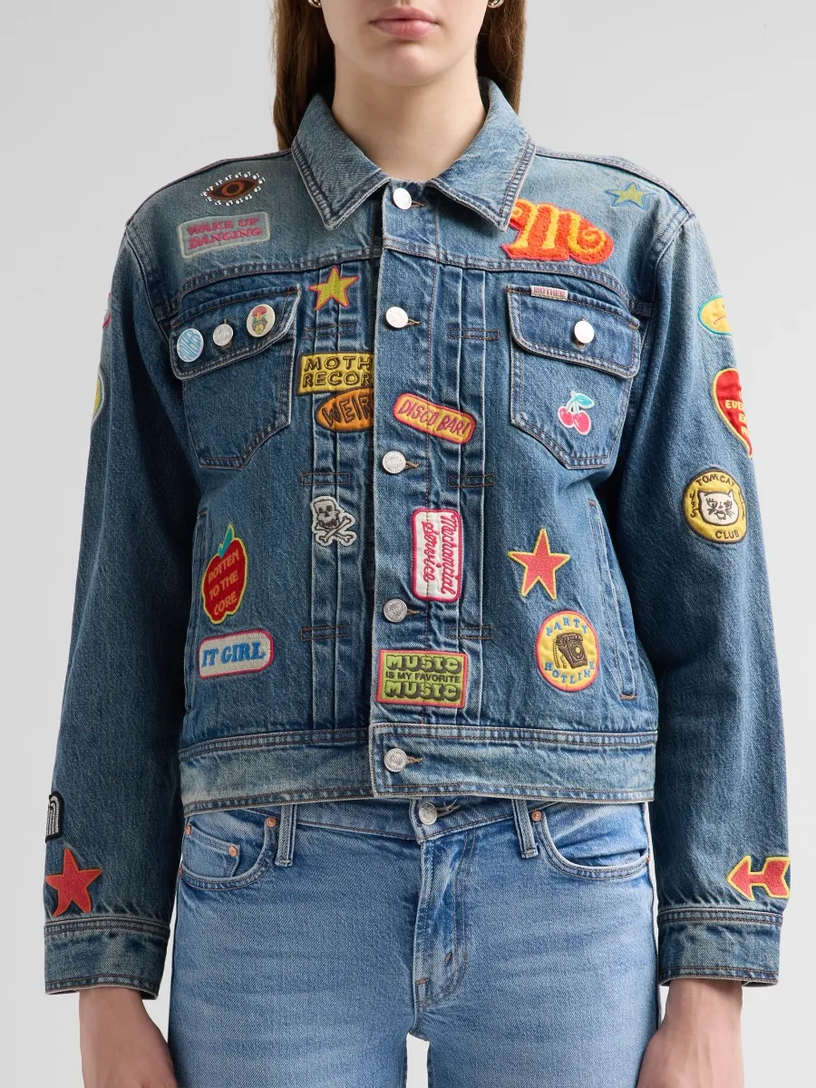 Mother Women's The Duo Patch Denim Jacket | Thumbnail 5 Mother Women's The Duo Patch Denim Jacket | Thumbnail 5