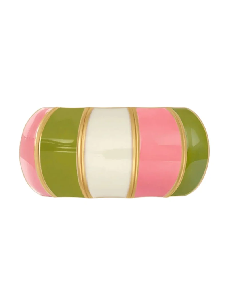 Women's 24K-Gold-Plated & Enamel Domed Ring