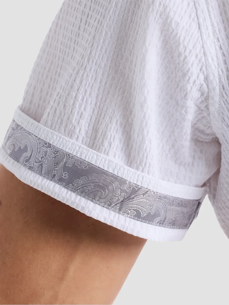 Robert Graham Men's Thresher Seersucker Cotton Short-Sleeve Shirt | Thumbnail 4 Robert Graham Men's Thresher Seersucker Cotton Short-Sleeve Shirt | Thumbnail 4