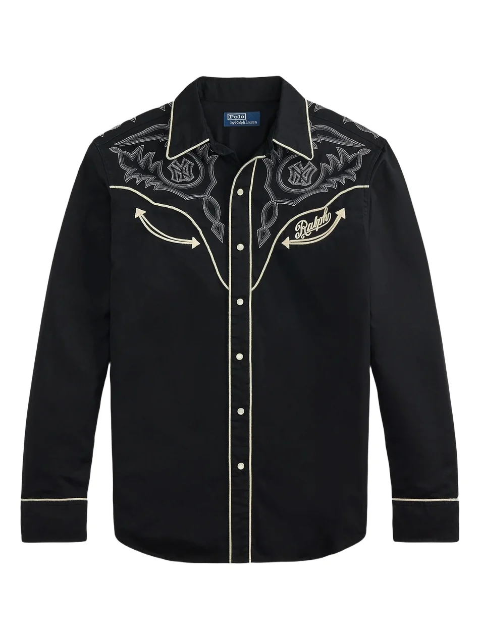 Polo Ralph Lauren Men's x New York Yankees Embroidered Cotton Shirt
