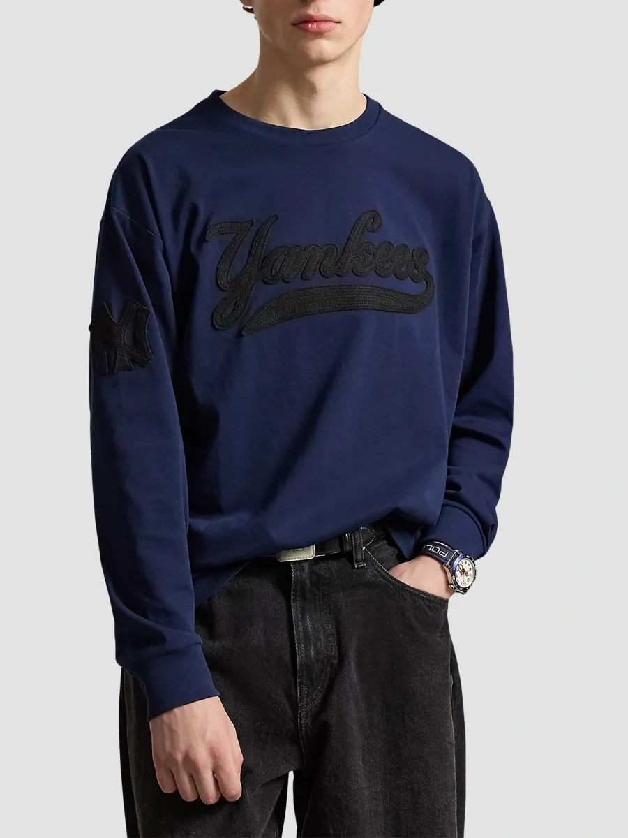 Polo Ralph Lauren Men's New York Yankees Cotton Big-Fit T-Shirt | Thumbnail 4 Polo Ralph Lauren Men's New York Yankees Cotton Big-Fit T-Shirt | Thumbnail 4