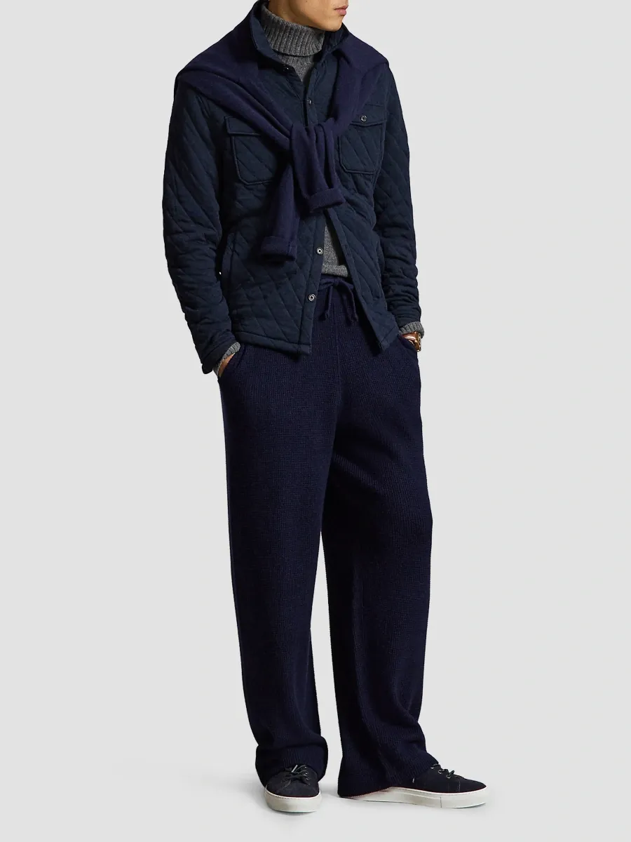 Polo Ralph Lauren Men's Cotton-Blend Jersey Quilted Shirt Jacket | Thumbnail 2