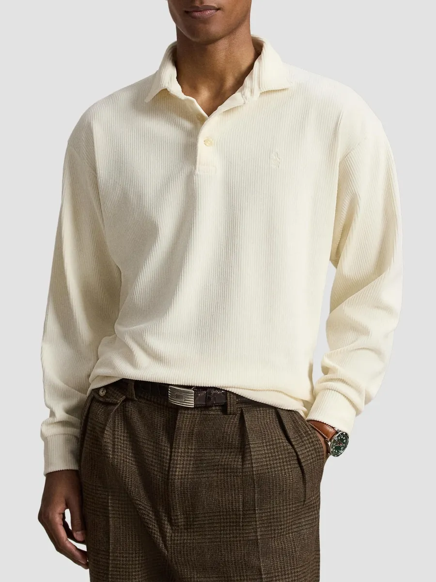 Polo Ralph Lauren Men's Cotton-Blend Corduroy Polo Shirt | Thumbnail 4 Polo Ralph Lauren Men's Cotton-Blend Corduroy Polo Shirt | Thumbnail 4