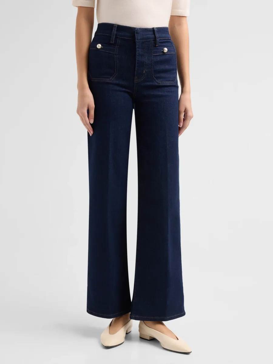 Frame Women's The Pearl Slim Palazzo Jeans | Thumbnail 4