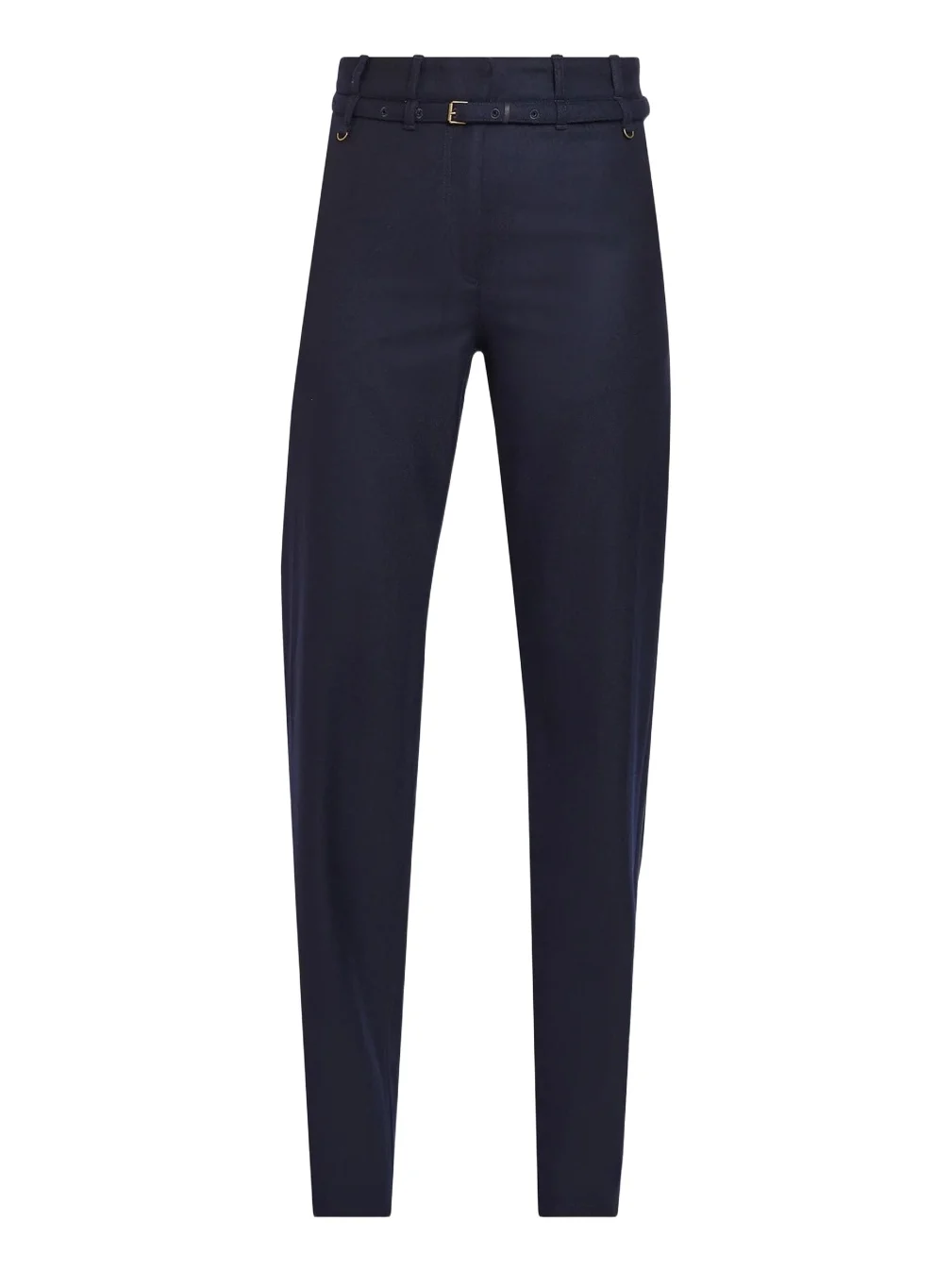 Women's Plash Wool Straight-Leg Trousers