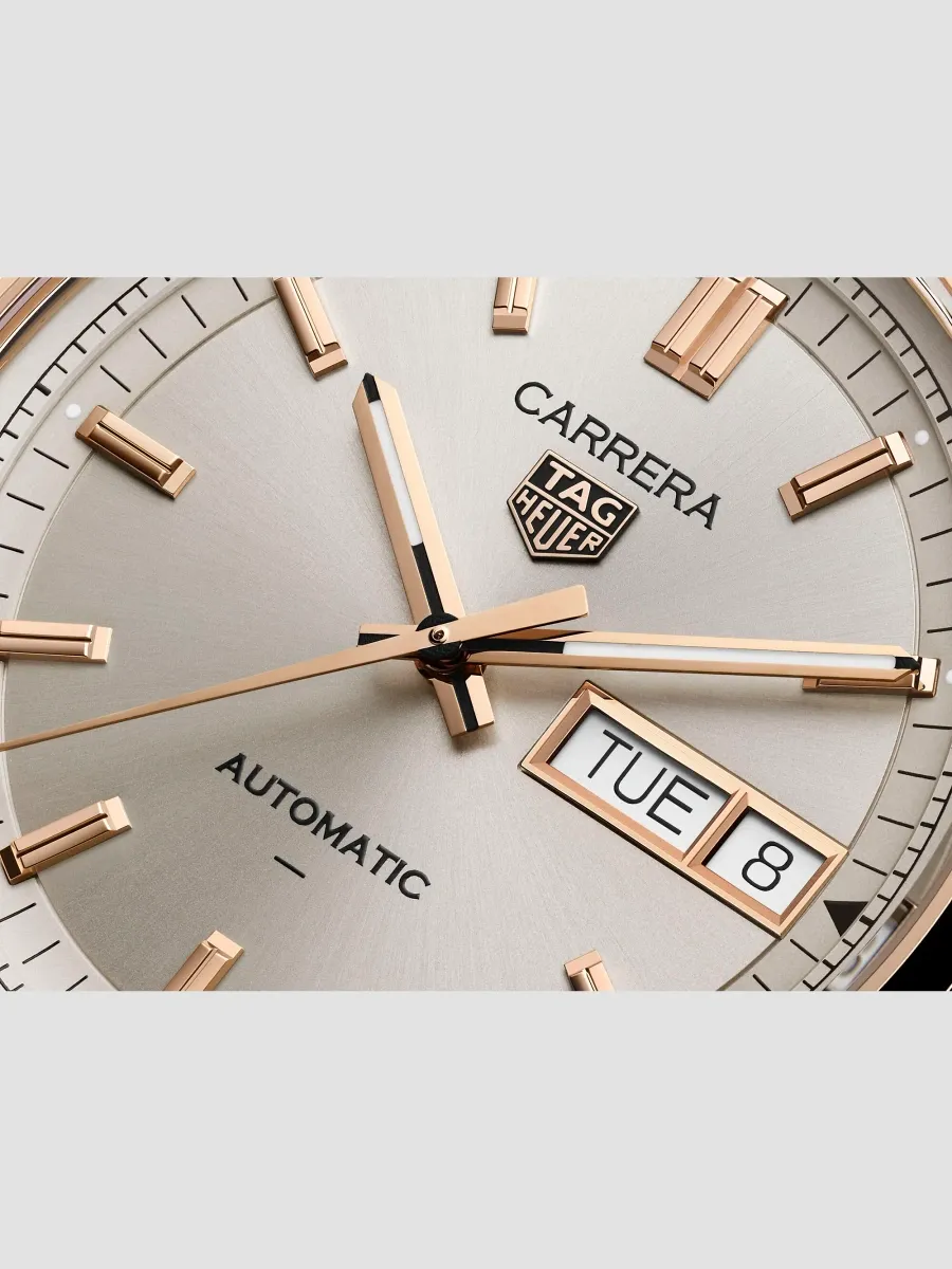TAG Heuer Women's Carrera Stainless Steel & 18K Rose Gold Bracelet Watch/41MM | Thumbnail 6