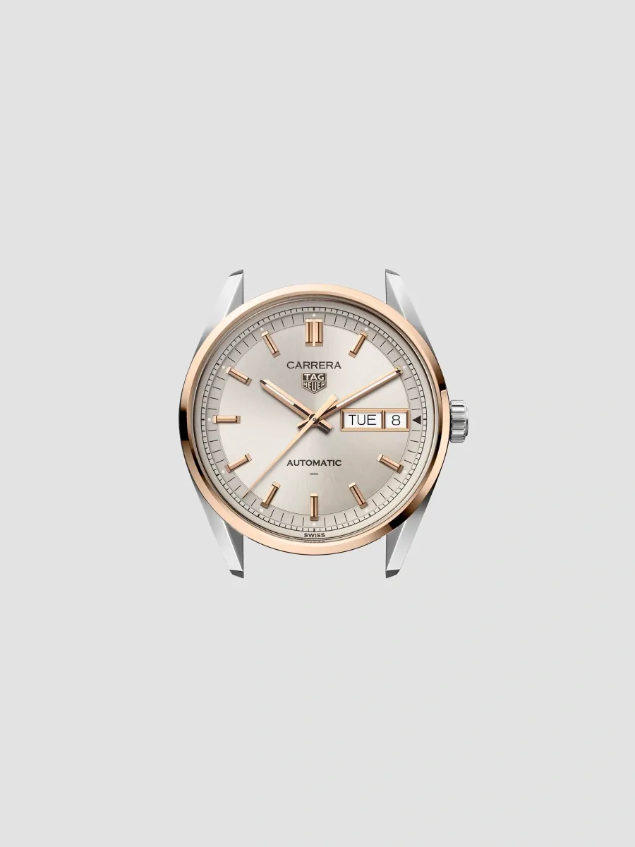 TAG Heuer Women's Carrera Stainless Steel & 18K Rose Gold Bracelet Watch/41MM | Thumbnail 7