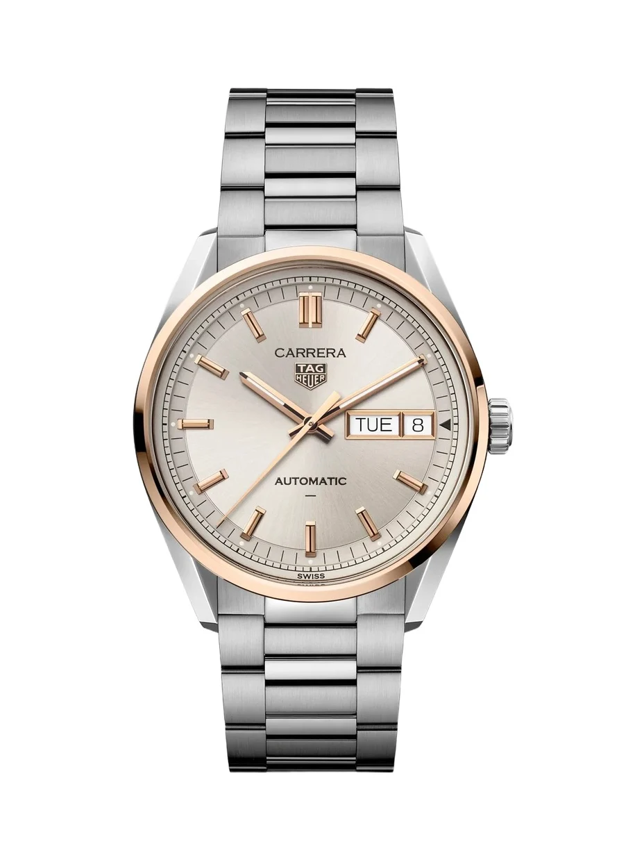 TAG Heuer Women's Carrera Stainless Steel & 18K Rose Gold Bracelet Watch/41MM