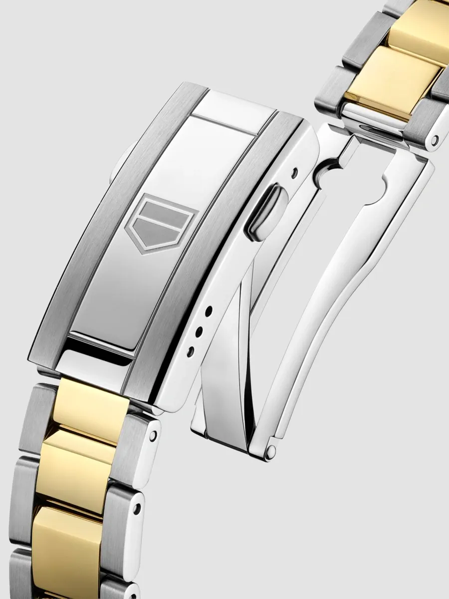 TAG Heuer Women's Aquaracer Professional 200 Solargraph Stainless Steel, 18K-Gold-Plated, 0.15 TCW Diamond, & Mother-Of-Pearl Bracelet Watch/34MM | Thumbnail 6 TAG Heuer Women's Aquaracer Professional 200 Solargraph Stainless Steel, 18K-Gold-Plated, 0.15 TCW Diamond, & Mother-Of-Pearl Bracelet Watch/34MM | Thumbnail 6
