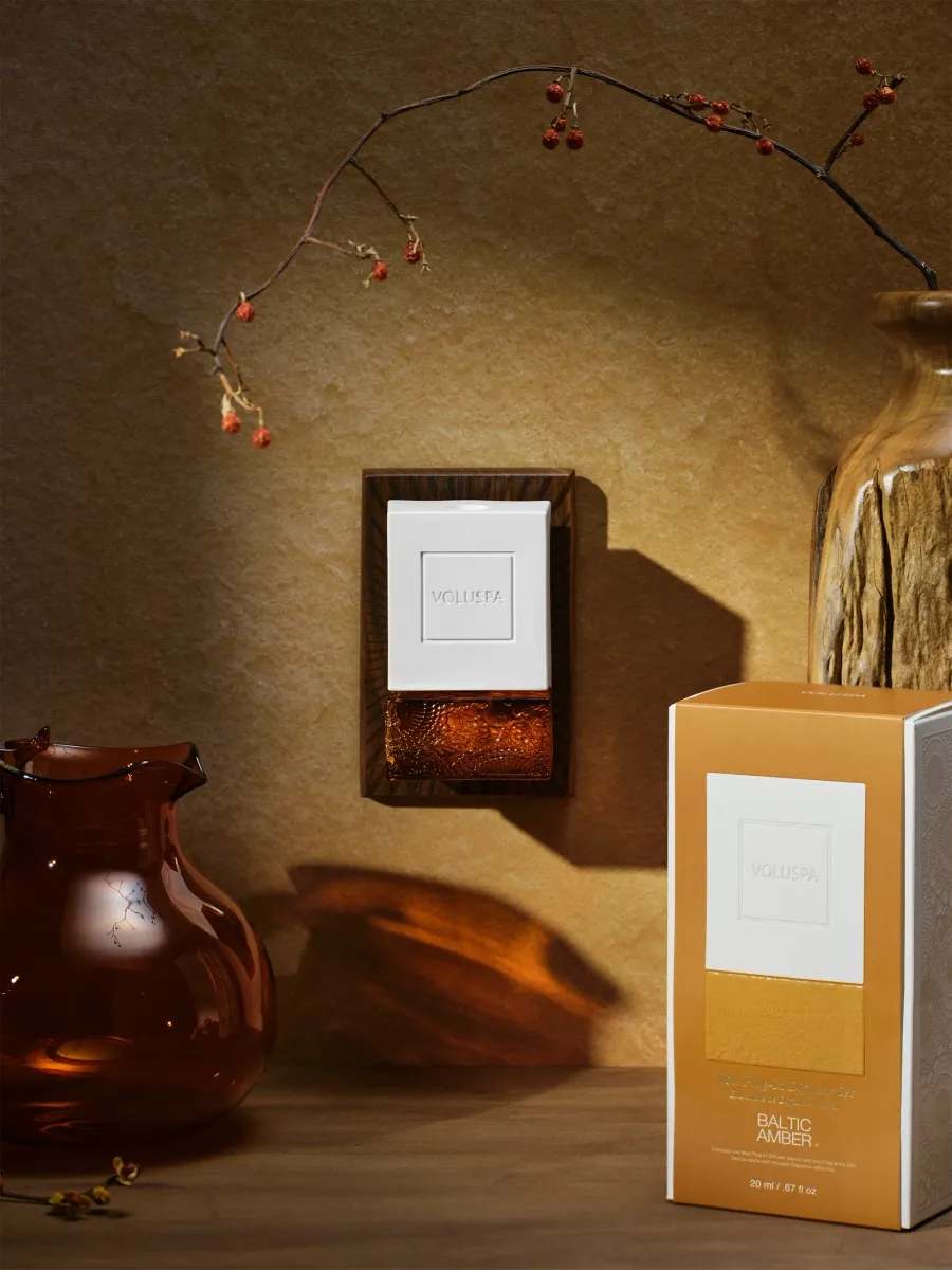 Voluspa Japonica Baltic Amber Wall-Plug in Diffuser Kit | Thumbnail 2