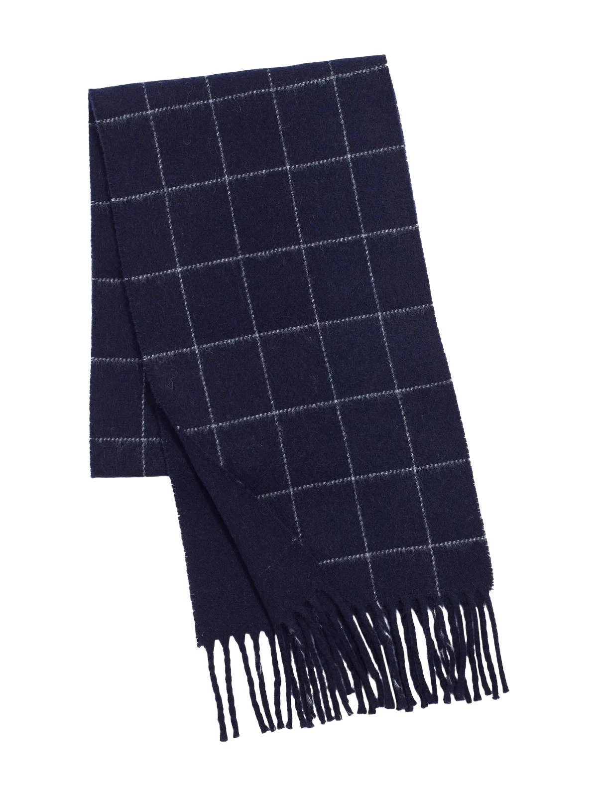 Polo Ralph Lauren Men's Cashmere-Blend Windowpane Scarf