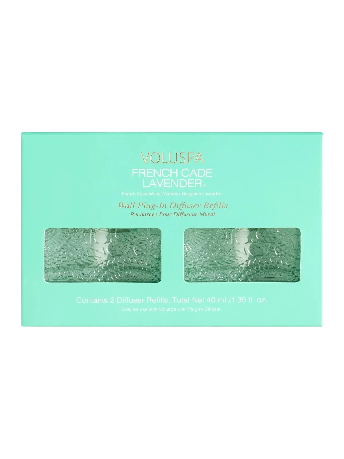 Voluspa Set Of 2 French Cade Lavender Wall Plug-In Diffuser Refills