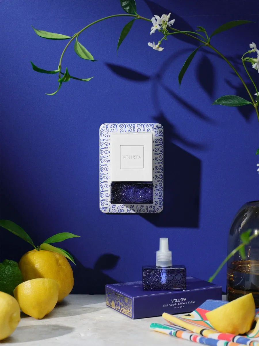 Voluspa Set Of 2 Meditteranean Lemon Wall Plug-In Diffuser Refills | Thumbnail 2