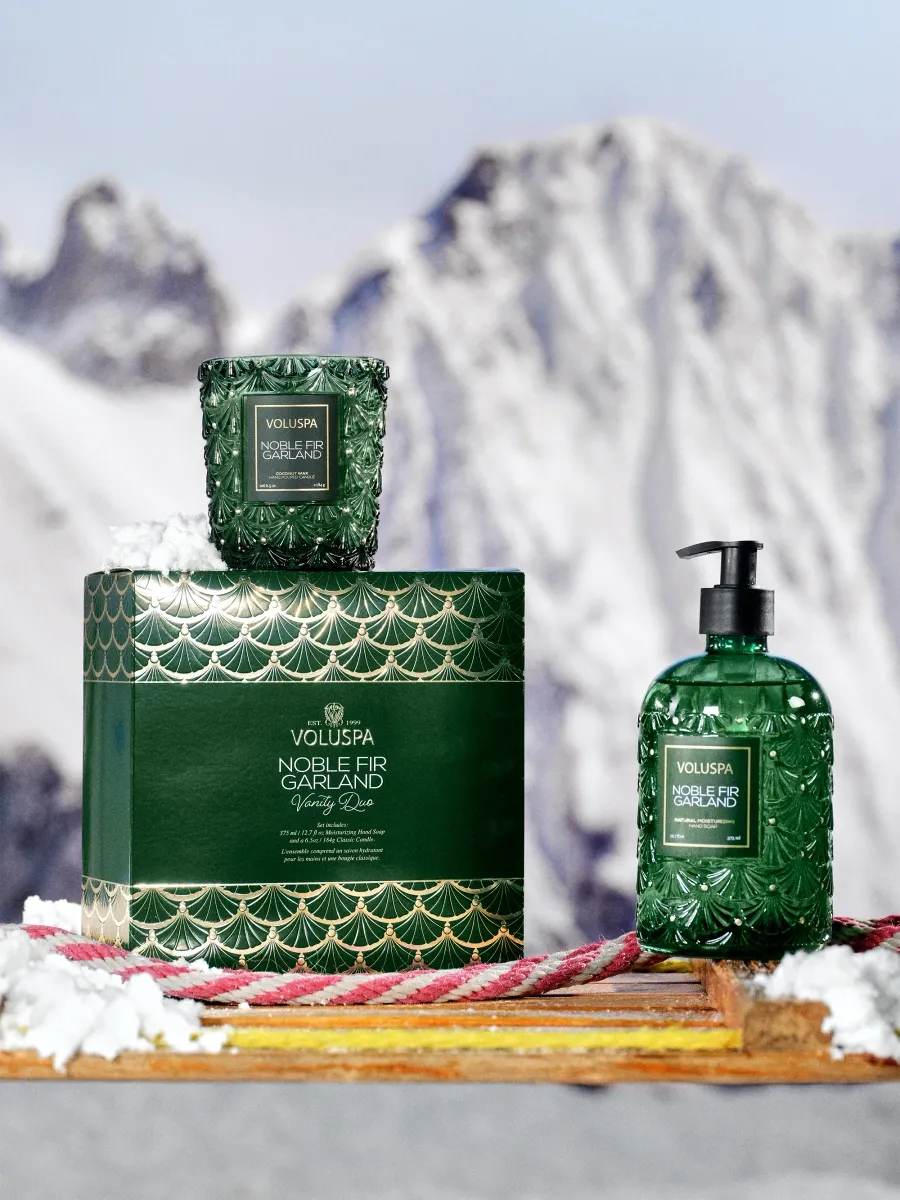 Voluspa Noble Fir Garland Vanity Duo | Thumbnail 2