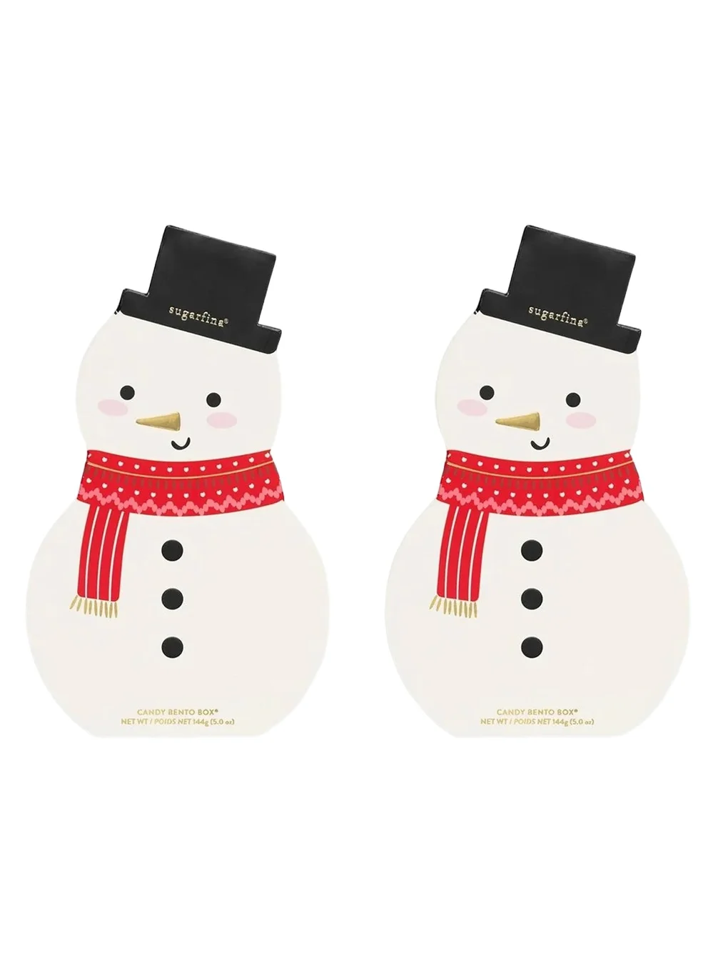 Sugarfina 2-Piece Snowman 4-Count Bento Duo Set