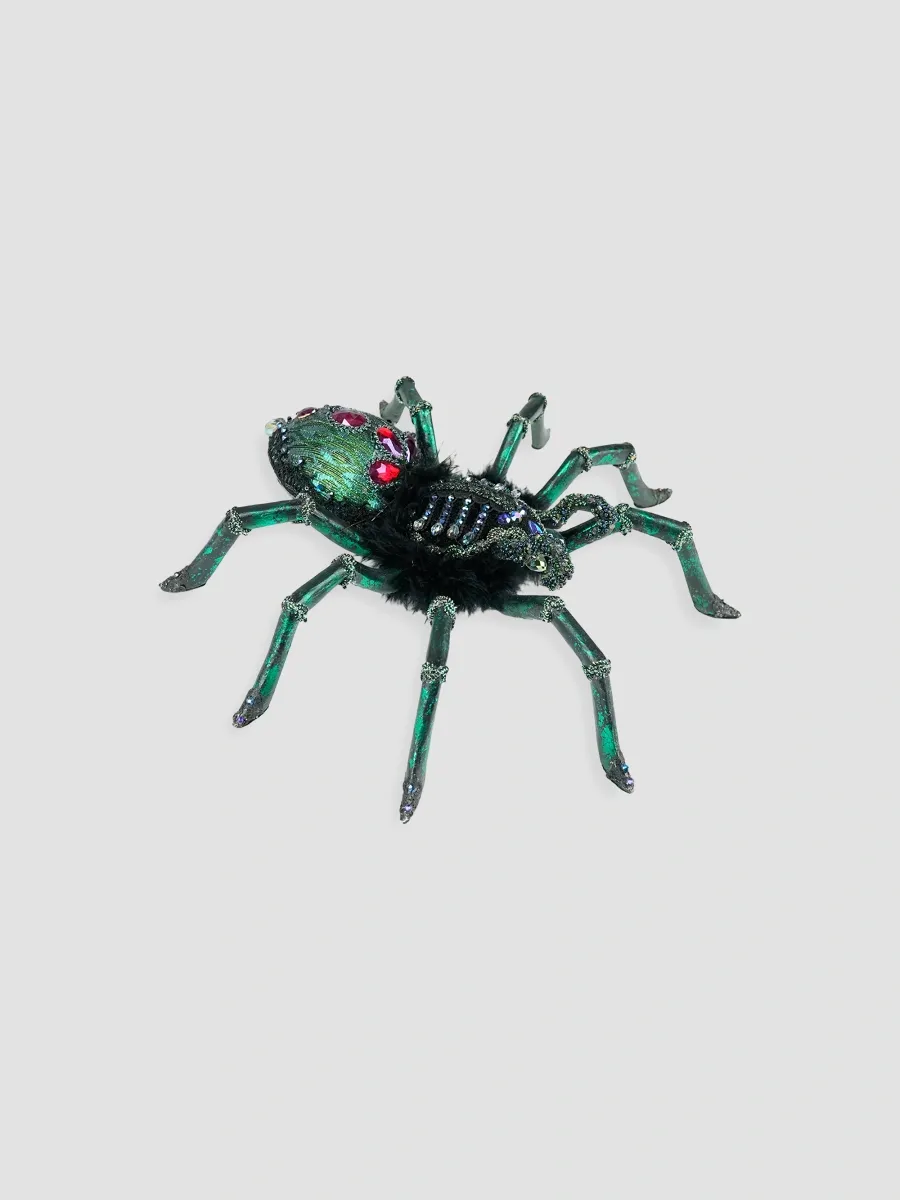 Katherine 's Collection Enchanted Emerald Widow Large Spider | Thumbnail 2 Katherine 's Collection Enchanted Emerald Widow Large Spider | Thumbnail 2