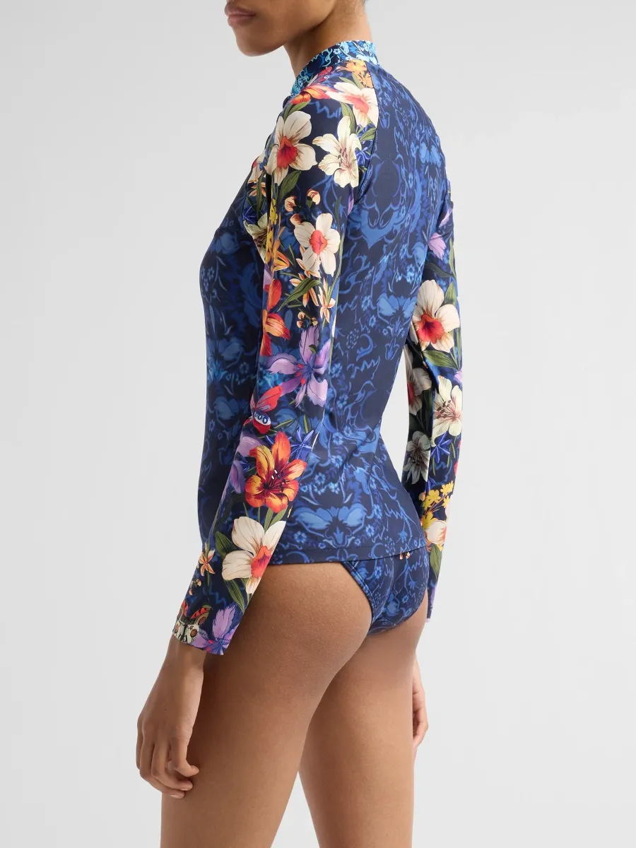 Johnny Was Women's Imogen Night Zip-Up Surf Shirt | Thumbnail 3 Johnny Was Women's Imogen Night Zip-Up Surf Shirt | Thumbnail 3