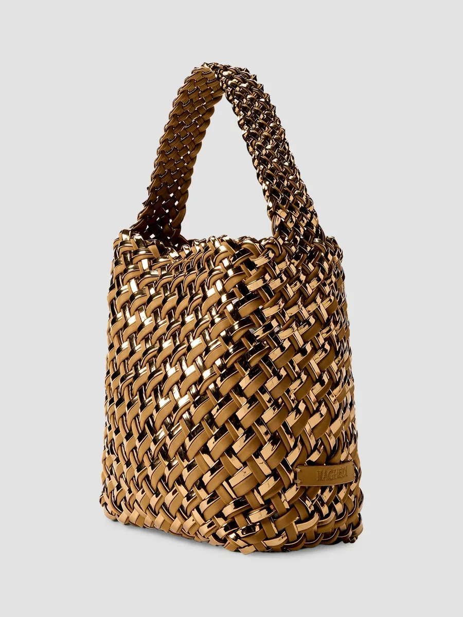 Naghedi Women's Nomad Small Double Weave Hobo Bag | Thumbnail 4 Naghedi Women's Nomad Small Double Weave Hobo Bag | Thumbnail 4