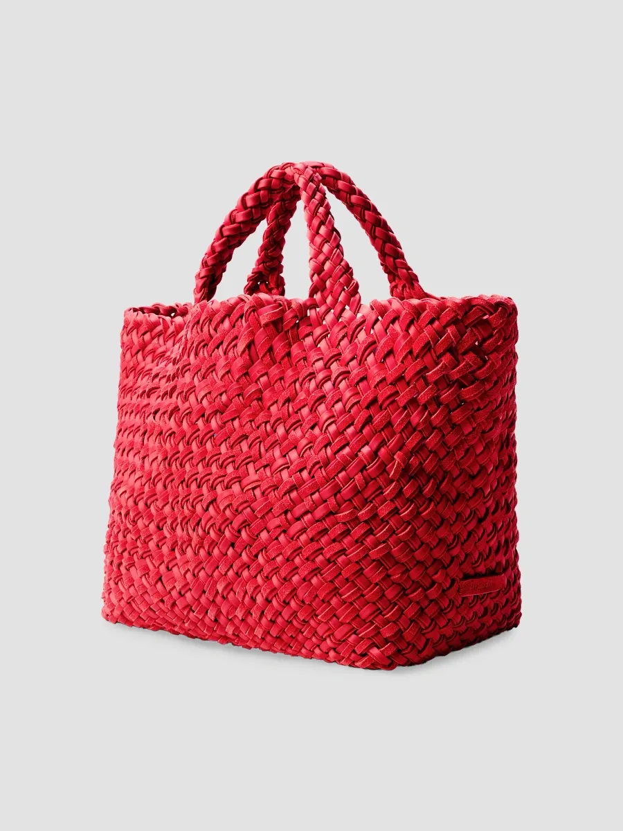 Naghedi Women's St. Barths Medium Double Weave Tote Bag | Thumbnail 4 Naghedi Women's St. Barths Medium Double Weave Tote Bag | Thumbnail 4