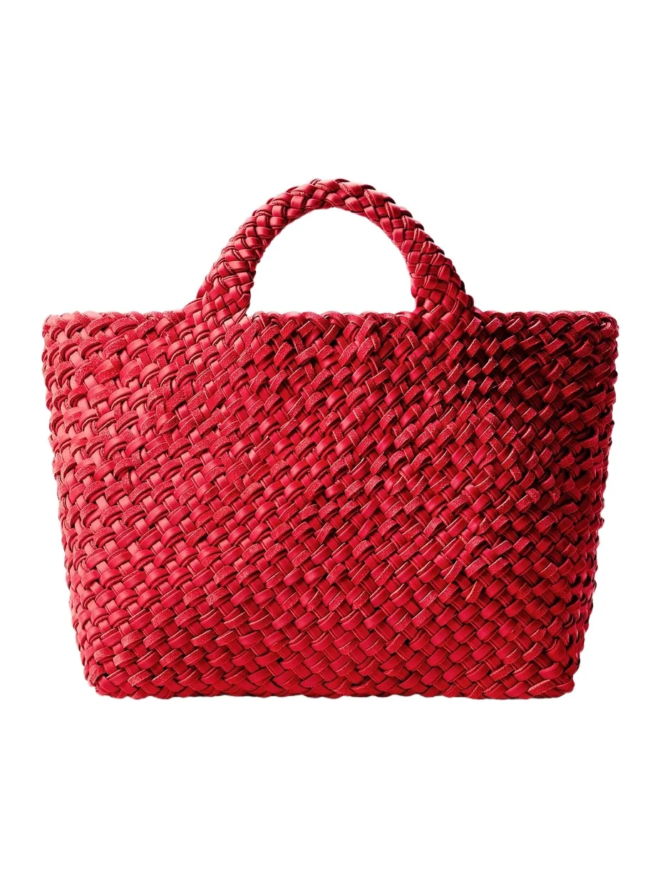 Naghedi Women's St. Barths Medium Double Weave Tote Bag