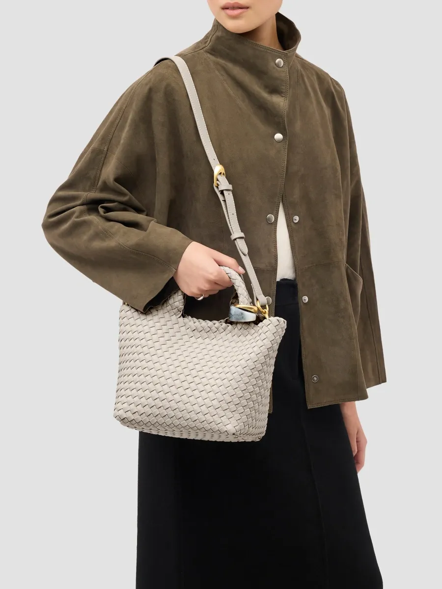 Naghedi Women's St. Barths Small Beads Top Handle Bag | Thumbnail 3 Naghedi Women's St. Barths Small Beads Top Handle Bag | Thumbnail 3