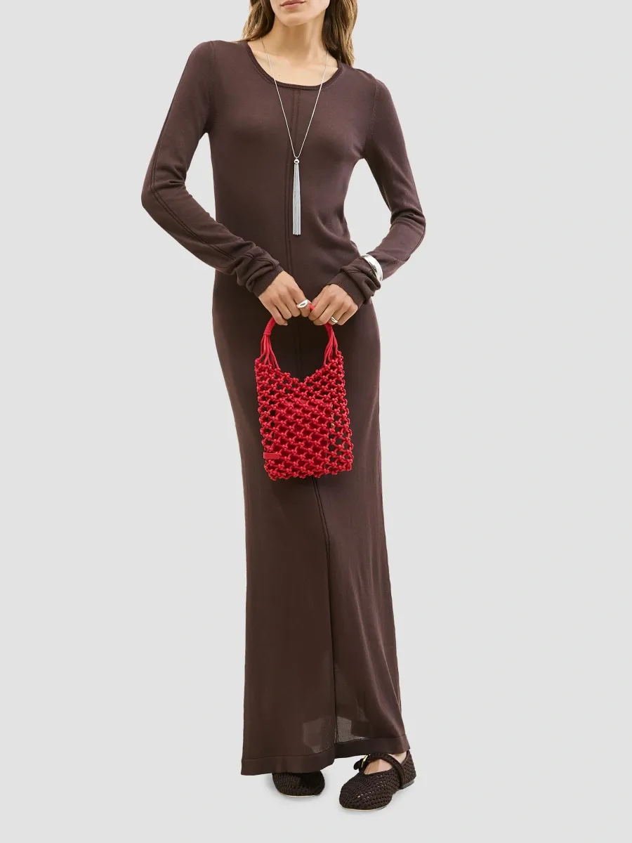 Naghedi Women's Isola Small Net Top Handle Bag | Thumbnail 2